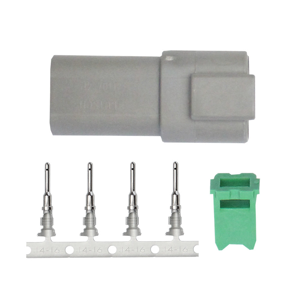 Pacer DT Deutsch Receptacle Repair Kit  1418 AWG 4 Position TDT04F4RP