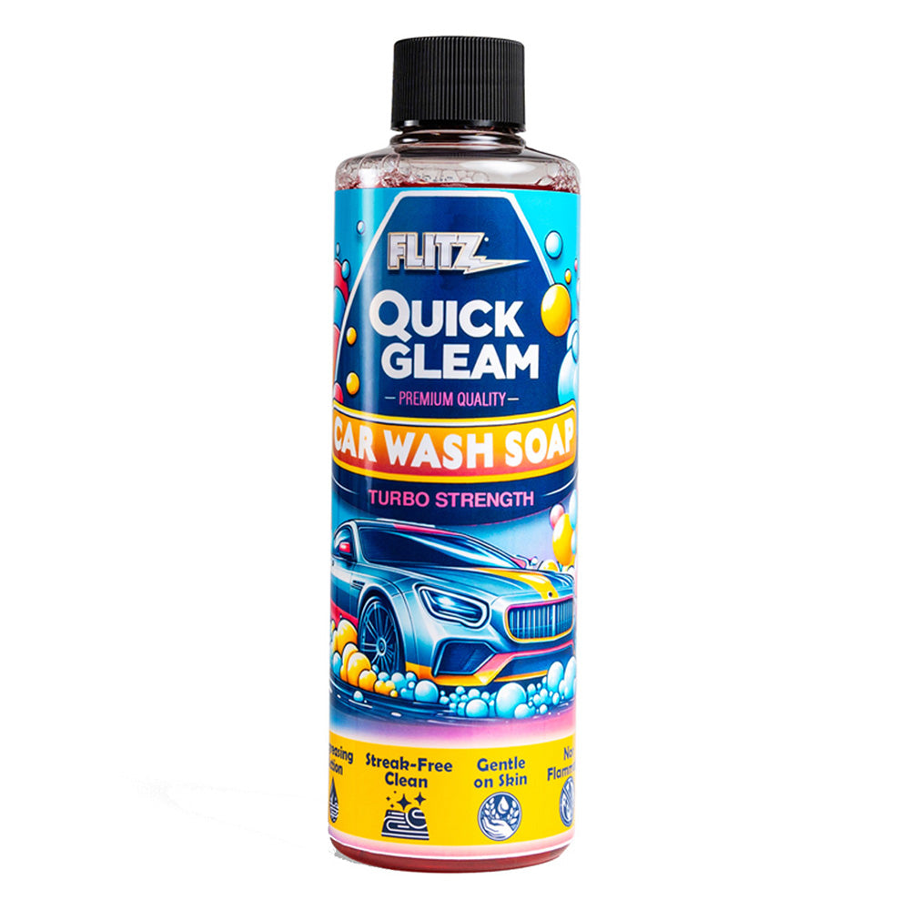 Flitz Quick Gleam Car Wash Soap 8oz CW01080