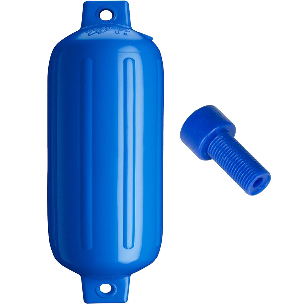 Polyform G6 Twin Eye Fender 11 x 30  Blue wAdapter G6 BLUE WAIR ADAPTER