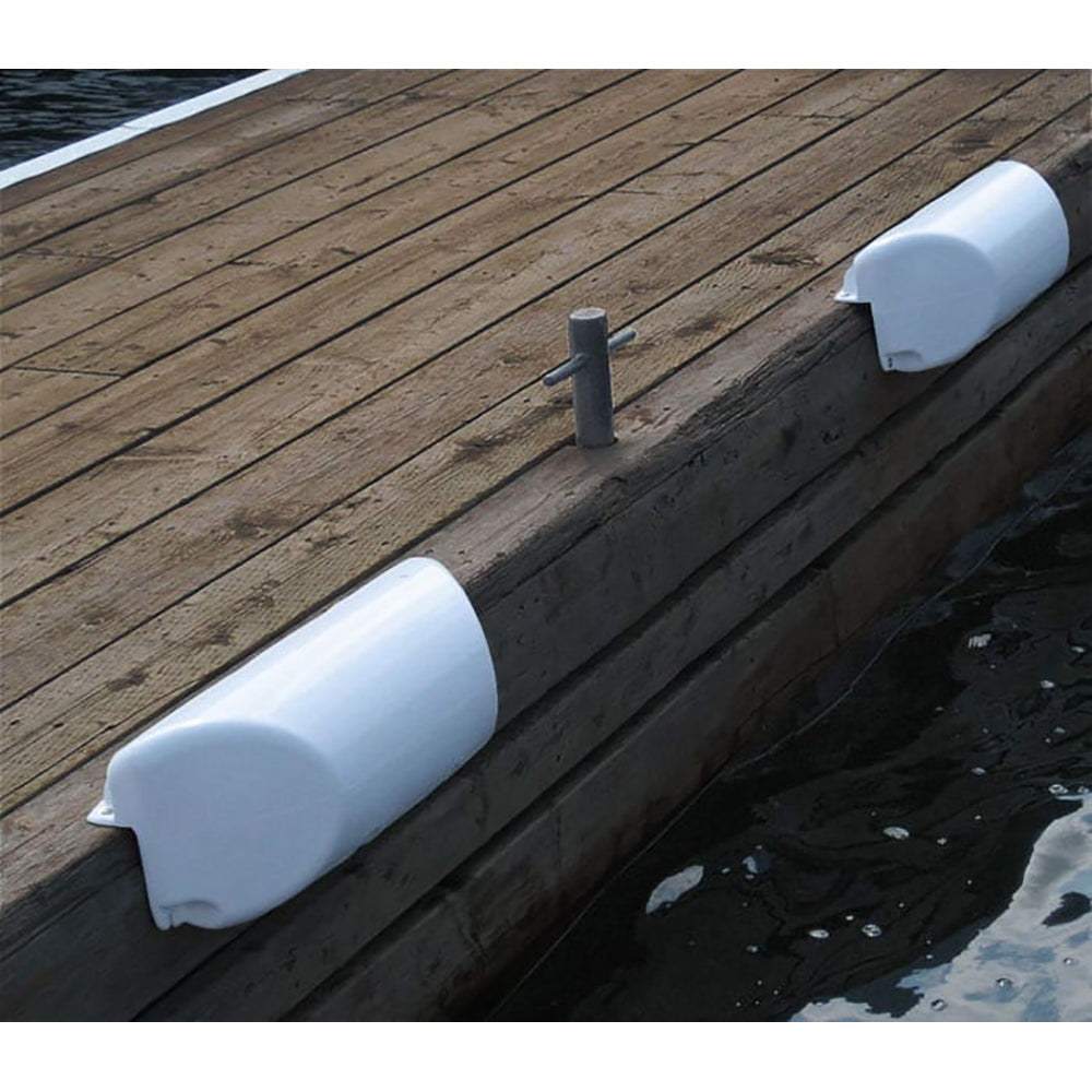 Dock Edge Dolphin Dockside Bumper 7 x 16 Straight  White 1060WF