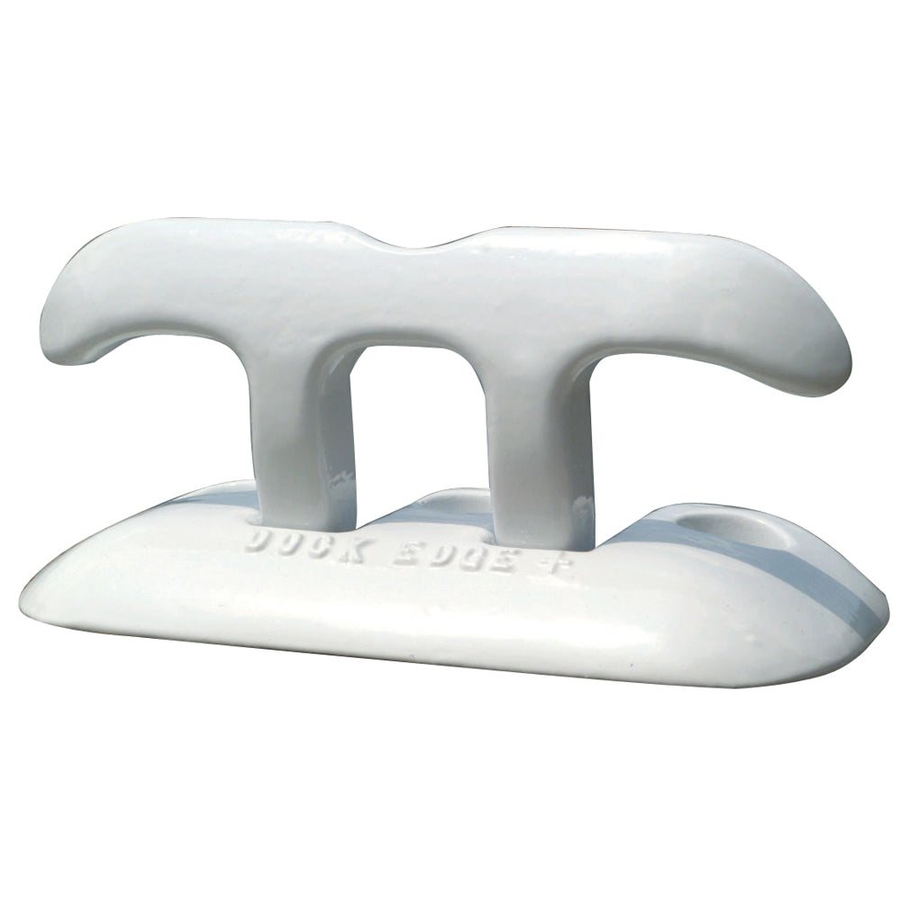 Dock Edge Flip Up Dock Cleat 8  White 2608WF