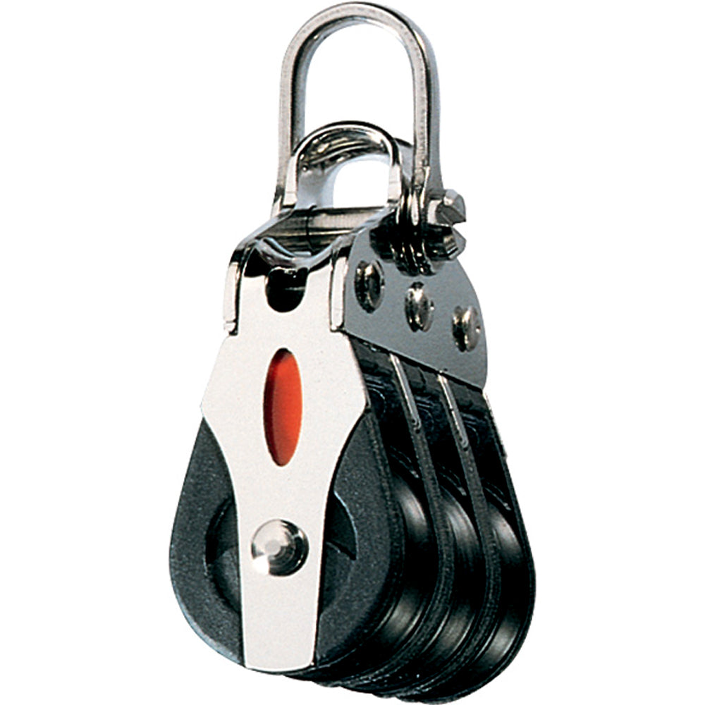Ronstan Series 20 ball Bearing Block Triple 2Axis Shackle head RF20302