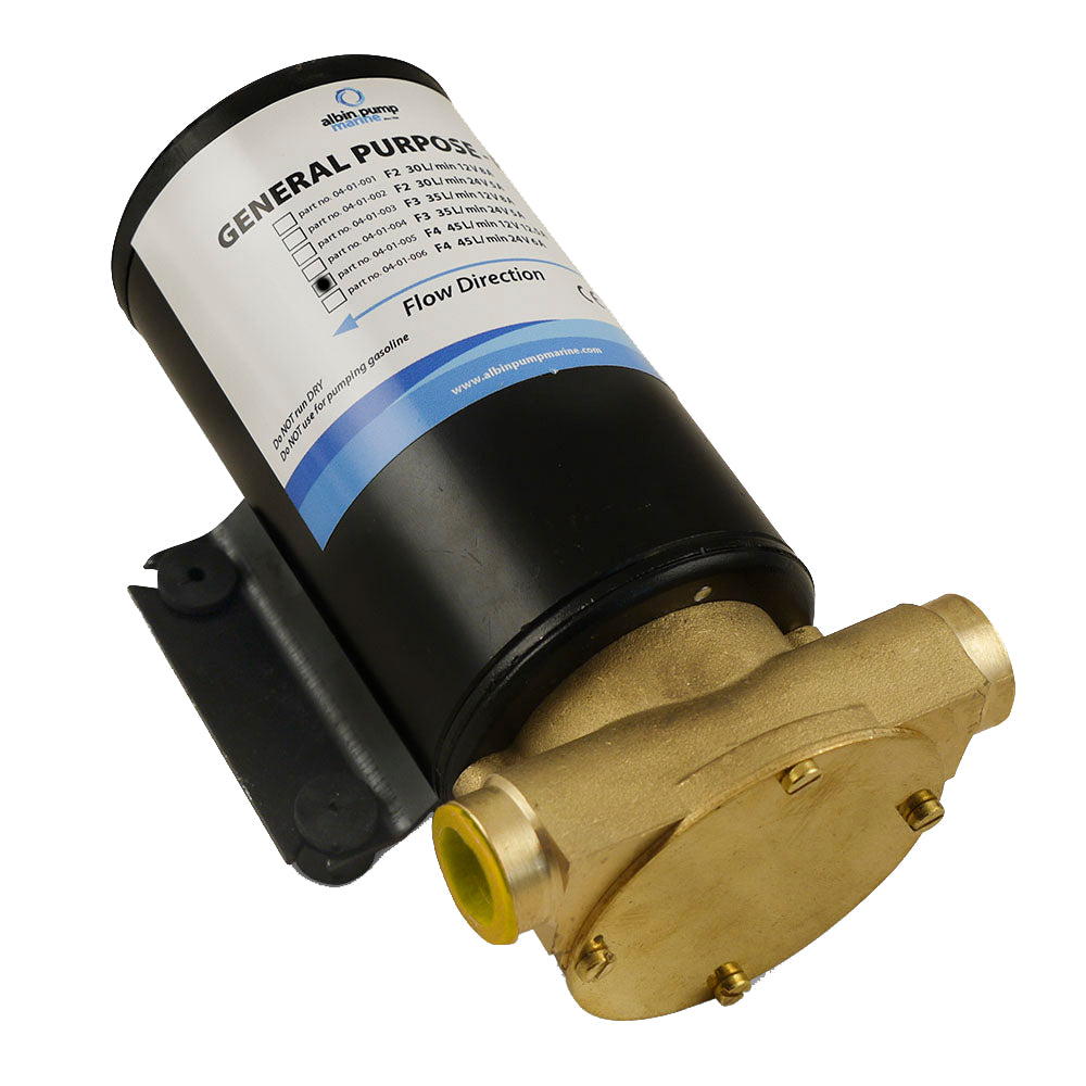 Albin Group Marine General Purpose Pump FIP F4  24V  12 GPM 0401006