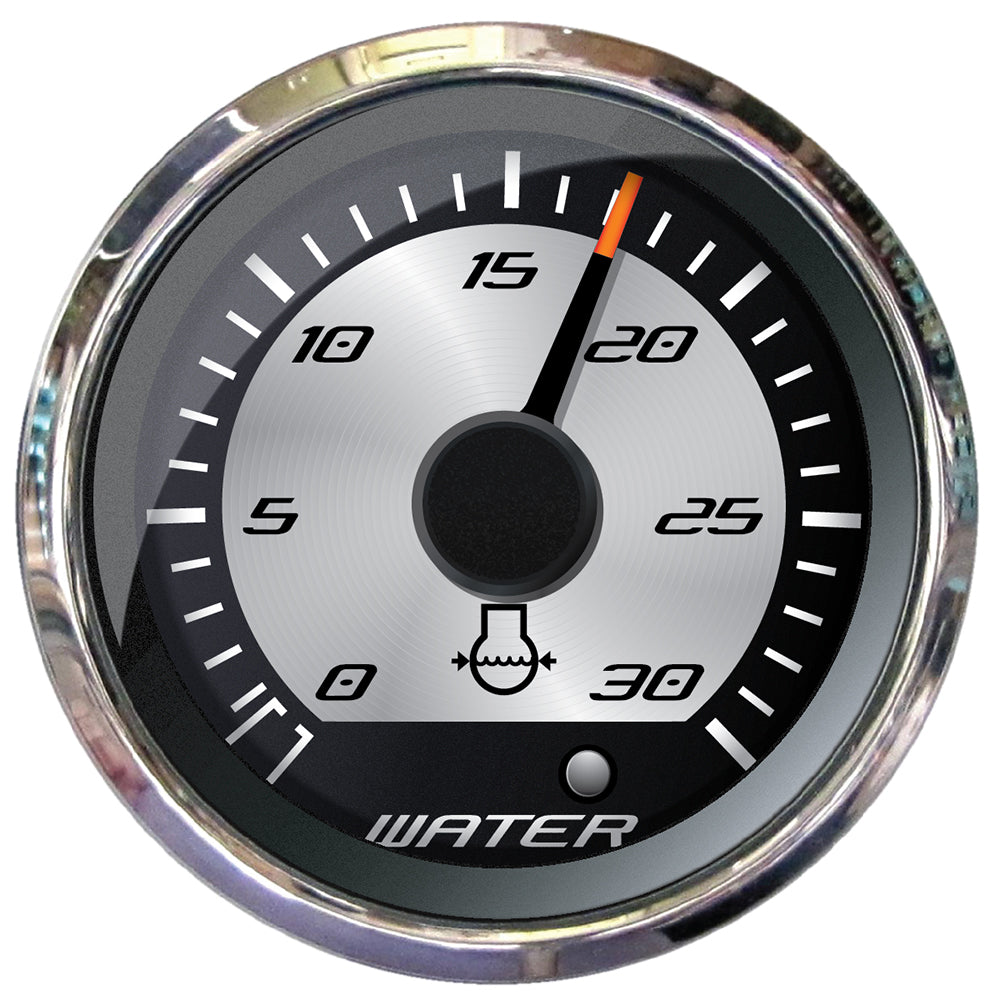 Faria Platinum 2 Water Pressure Gauge 30 PSI 22023