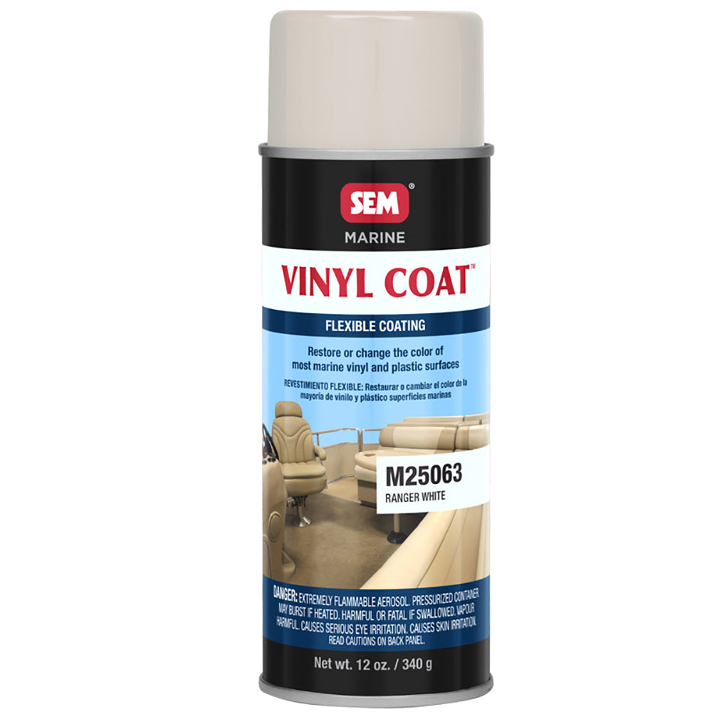 SEM Vinyl Coat Ranger White 12oz M25063