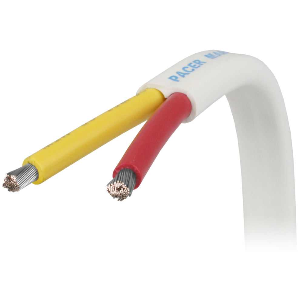 Pacer 62 AWG Safety Duplex Cable  RedYellow  50 W62RYW50