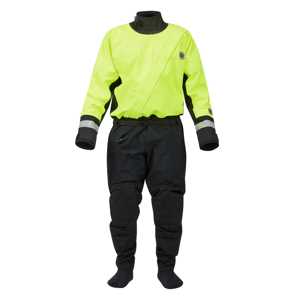 Mustang MSD576 Water Rescue Dry Suit Fluorescent Yellow GreenBlack XXL MSD57602251XXL101
