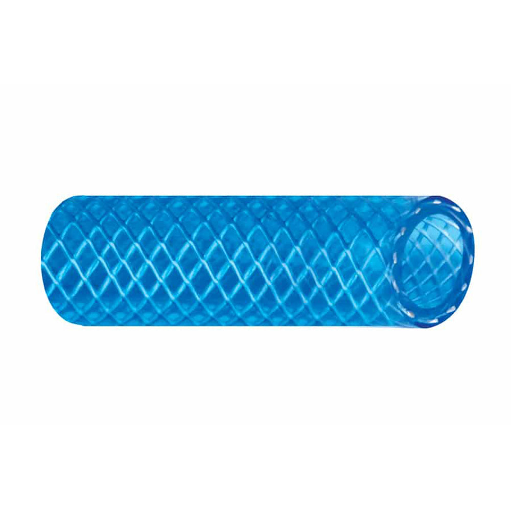 Trident Marine 58 Reinforced PVC FDA Cold Water Feed Line Hose  Drinking Water Safe  Translucent Blue  Sold by the Foot