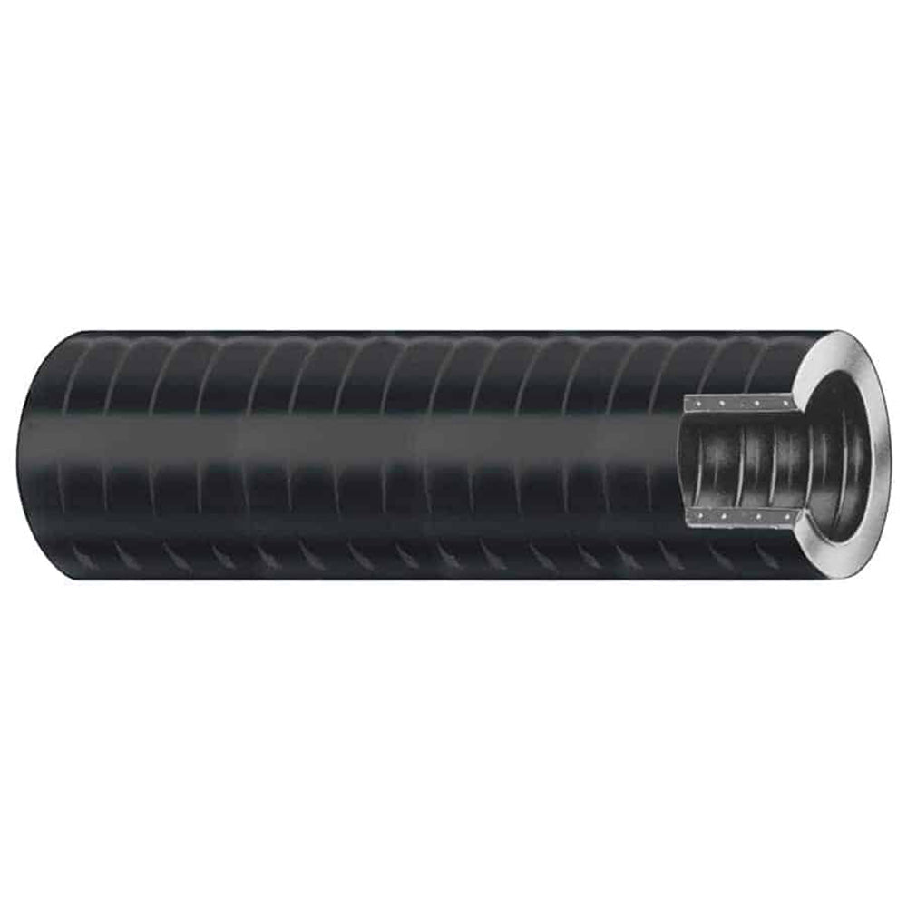 Trident Marine 34 VAC XHD Bilge  Live Well Hose  Hard PVC Helix  Black  Sold by the Foot 1490346FT