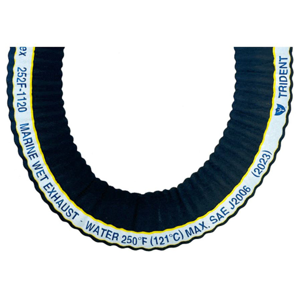 Trident Marine 212 ExtraFlex Corrugated Marine Wet Exhaust Hose  Sold by the Foot 252F2126FT