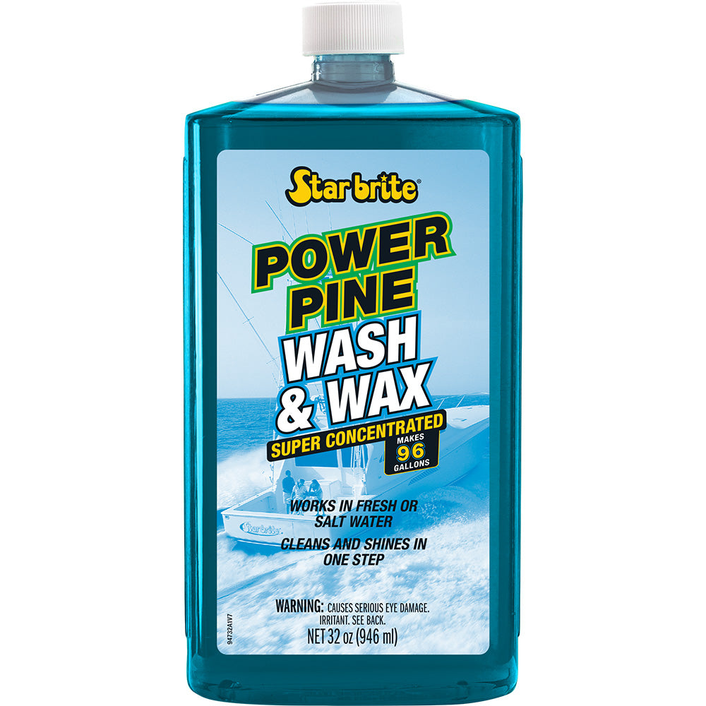 Star brite Power Pine Boat Wash  Wax  Concentrated Marine Grade Formula  32 oz 94732
