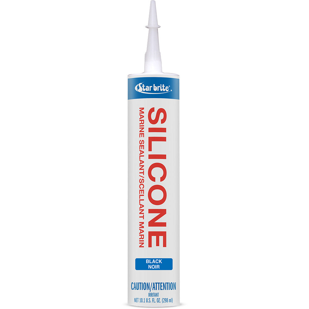 Star brite Marine Silicone Sealant  Black  103 oz 82123