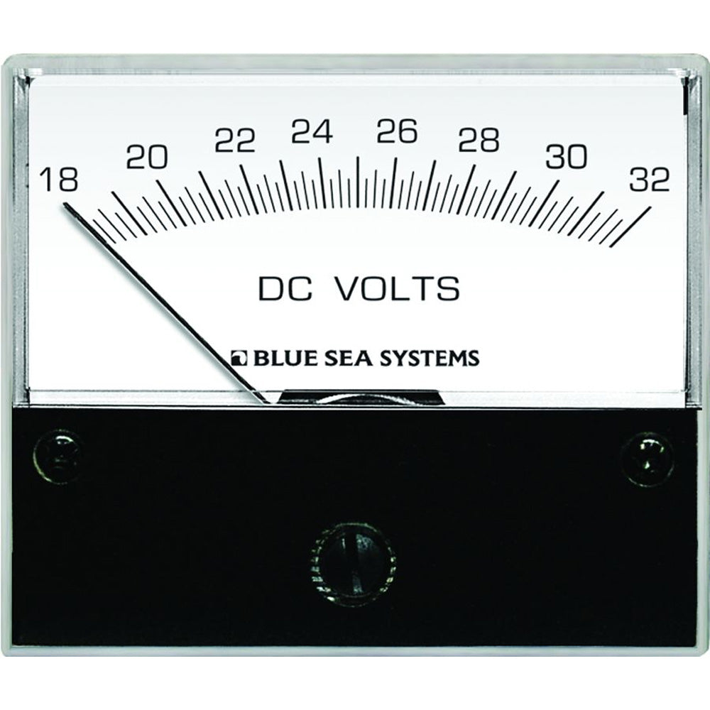 Blue Sea 8240 DC Analog Voltmeter  234 Face 1832 Volts DC 8240