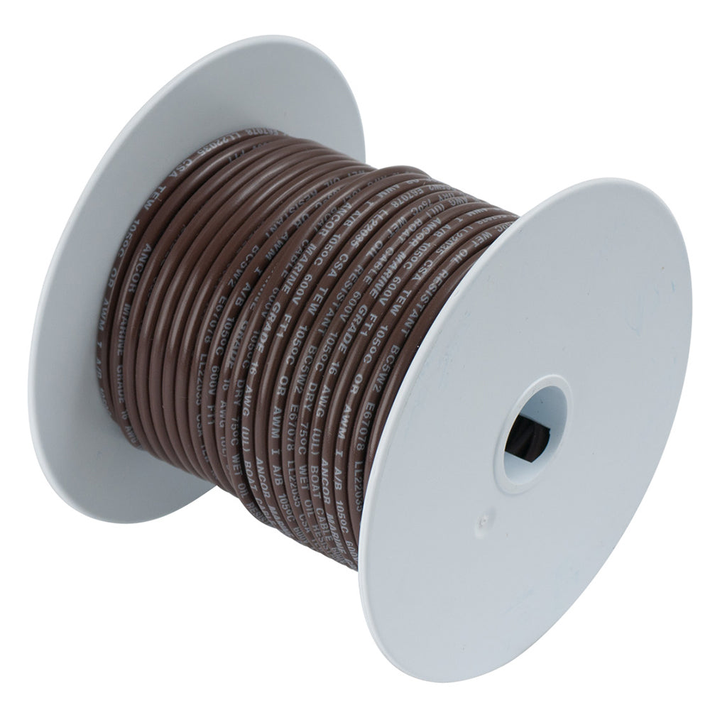 Ancor Brown 10 AWG Tinned Copper Wire  100 108210
