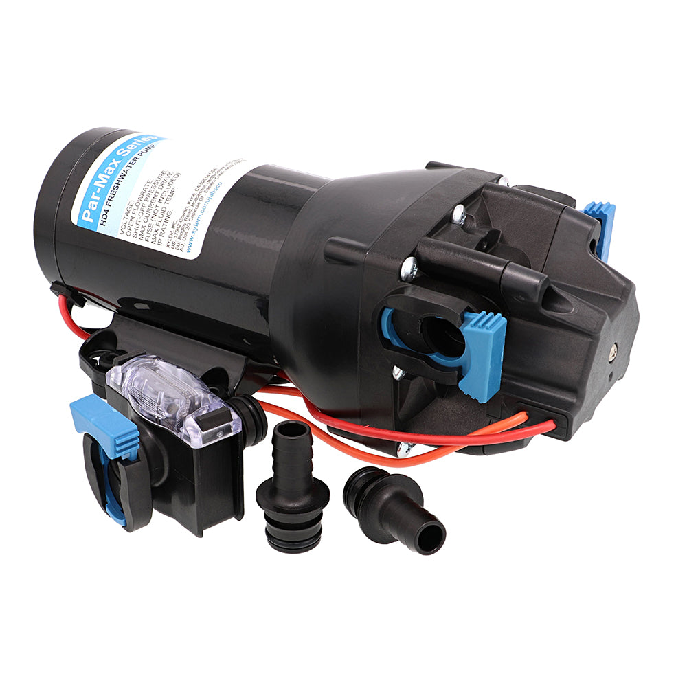Jabsco ParMax HD4 Heavy Duty Water Pressure Pump  12V  4 GPM  60 PSI Q401J118S3A