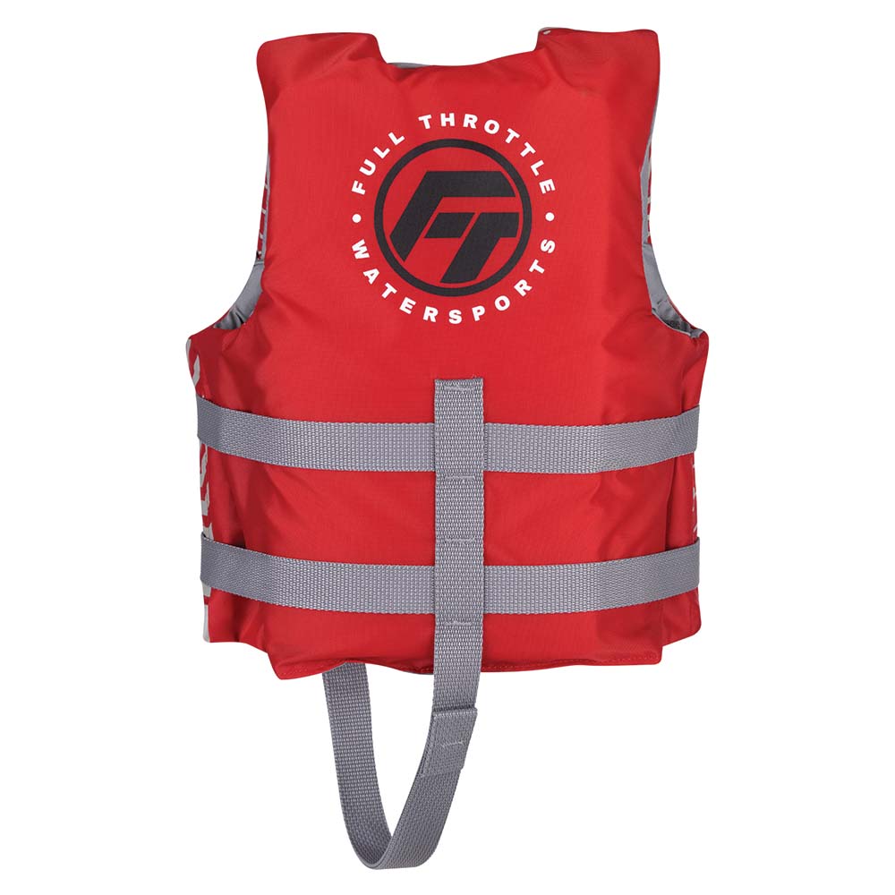 Full Throttle Child Nylon Life Jacket  Red 11220010000122