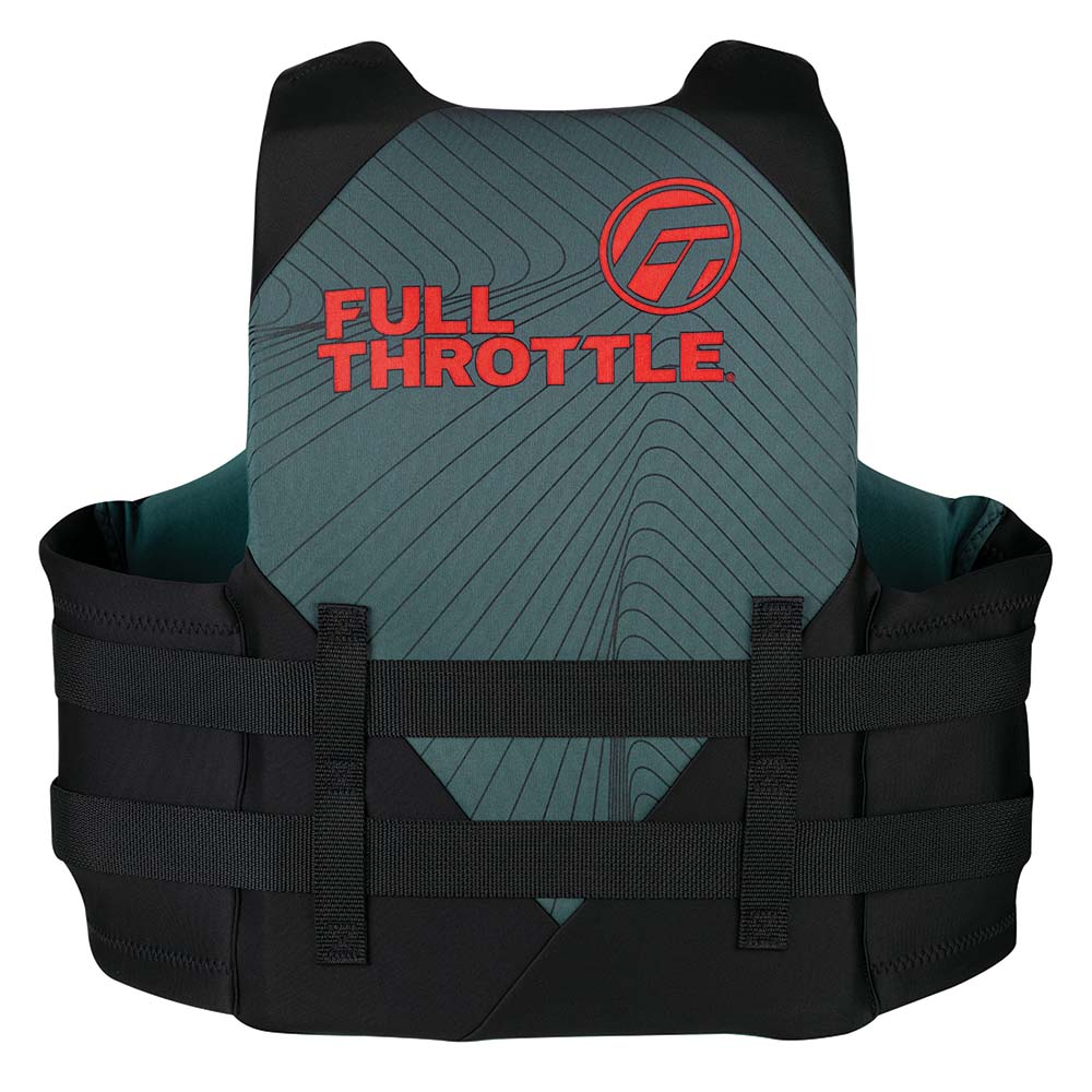 Full Throttle Adult RapidDry Life Jacket  LXL  GreyBlack 14210070105022